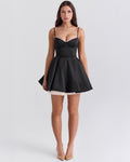 Selene | Mini Dress with Corset and Fluffy Skirt