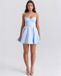Selene | Elegant Mini Dress with Corset and Tulle