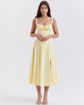 Aurora | Midi Dress with Corset at the Bust