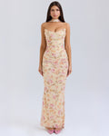 Malu | Maxi Tulle Dress with Corset and Pleated Skirt